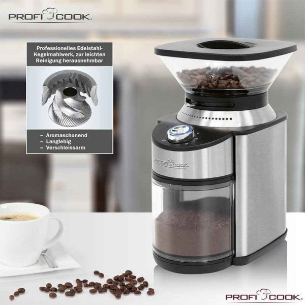 آسیاب قهوه حرفه ای پروفی کوک مدل pc ekm 1205 3 1